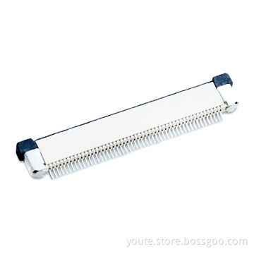 FPC Connector with 0.5mm, 2.0mm Height, Top/Bottom Contact, 50V AC/DC Rated Voltage